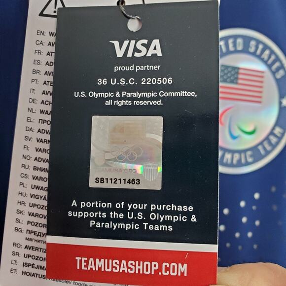 Nike US Paralympics Women's Medal Ceremony Performance Full-Zip Jacket Size L - Picture 16 of 16